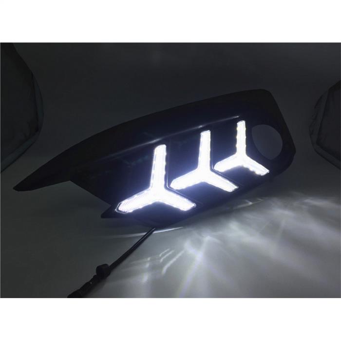 Honda Civic Fc5 2017-2019 Makyajsız Led Gündüz Sis Farı Takımı Lambo Model Sinyalli